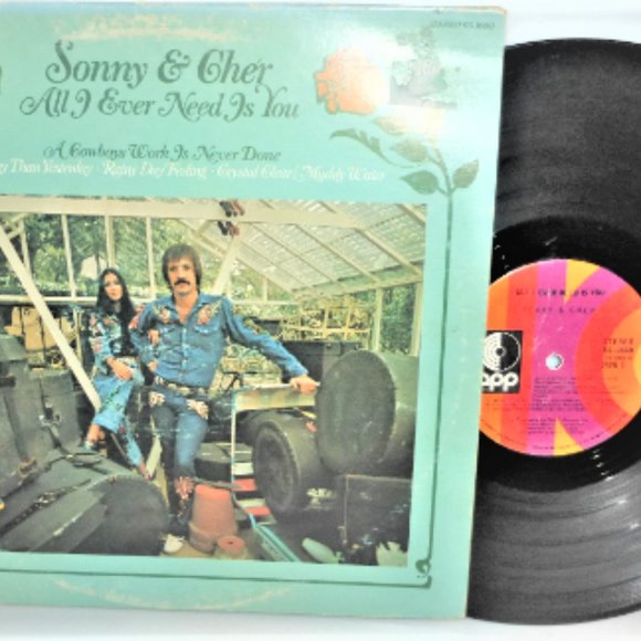 SONNY & CHER All I Ever Need Is You LP Record #ks-3660  Vinyl Record Kapp Record - Picture 1 of 12